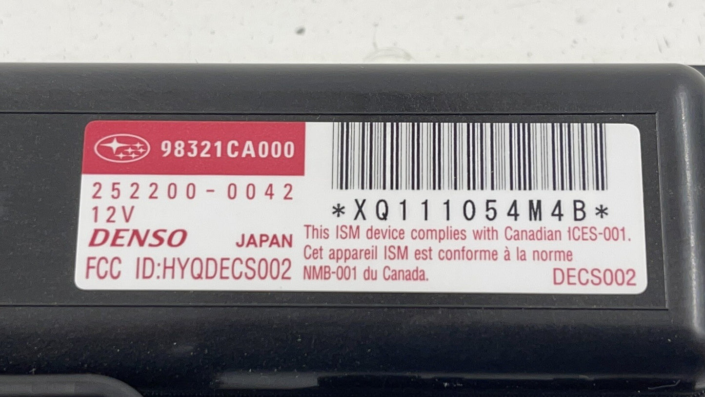 13-20 SUBARU BRZ PASSENGER RIGHT FRONT OCCUPANT DETECTION MODULE 98321CA000 OEM