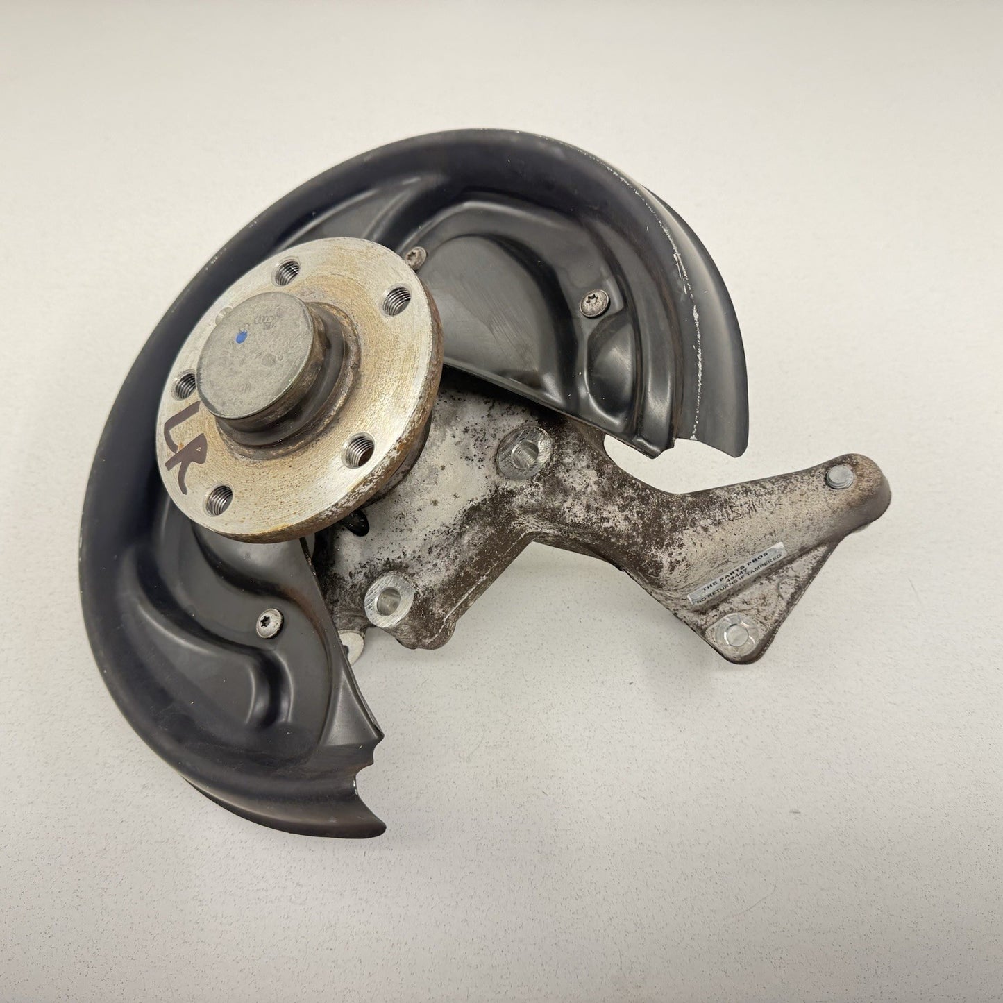 08-14 Audi TT FWD Driver Left Rear Spindle Knuckle Hub Wheel Bearing OEM
