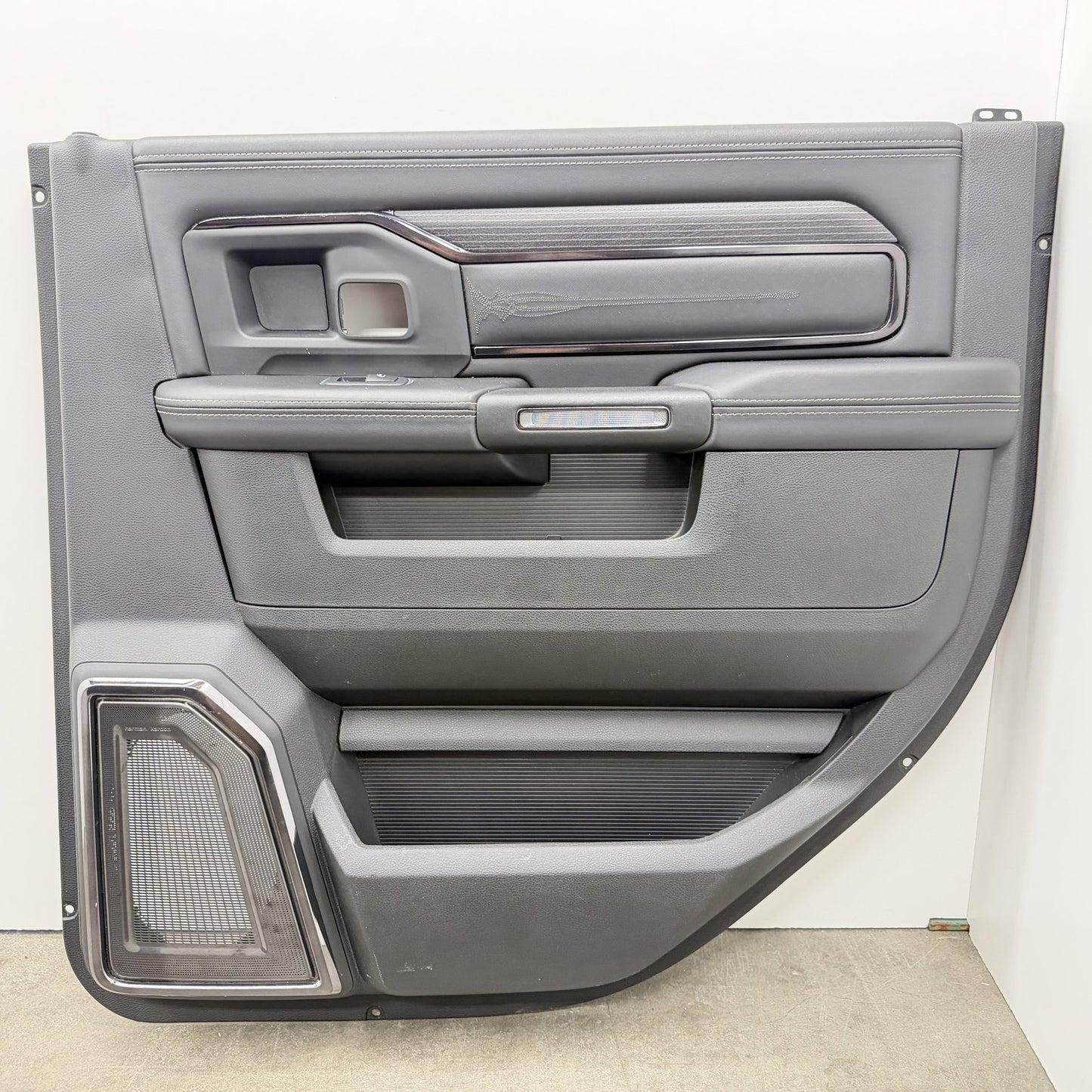 2019-2024 Ram 2500 3500 4500 5500 Limited Interior Door Trim Panel Set Black OEM