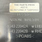 07-10 ASTON MARTIN VANTAGE PASSENGER RIGHT FRONT DOOR PANEL COVER TRIM OEM