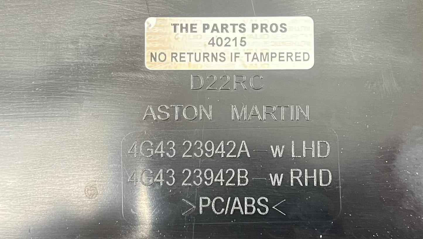 07-10 ASTON MARTIN VANTAGE PASSENGER RIGHT FRONT DOOR PANEL COVER TRIM OEM