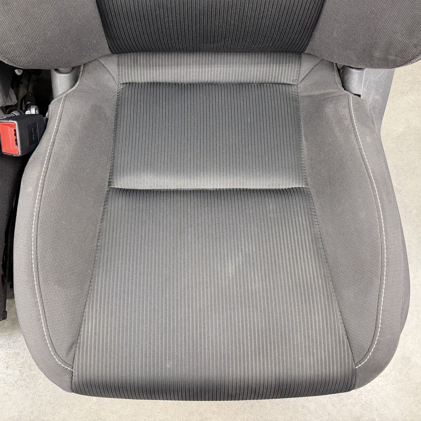 2010-2015 Chevrolet Camaro SS Coupe Black Cloth Seat Set Front &amp; Rear OEM *NOTE*