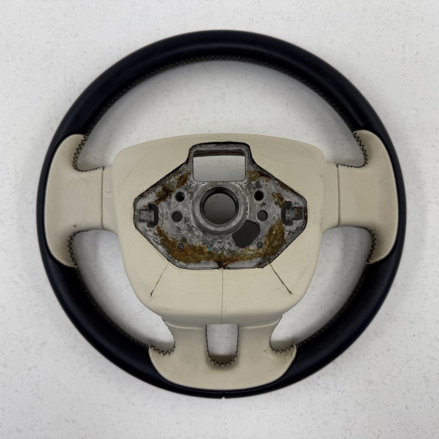 2014-2018 Bentley Flying Spur Contrasting Color Steering Wheel Leather OEM