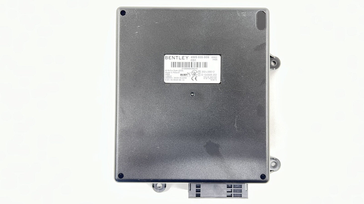 13-18 BENTLEY FLYING SPUR REMOTE CONTROL CARGATE MODULE ECU 4W0 035 008 OEM