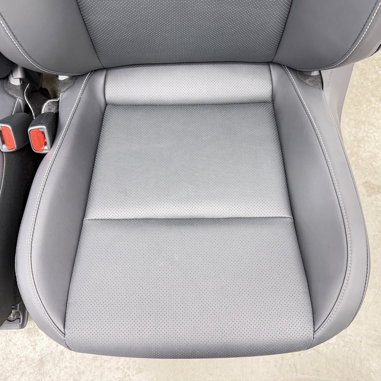 23-26 Toyota Prius Limited Front Seat Pair Heated & Ventilated Black SofTex OEM