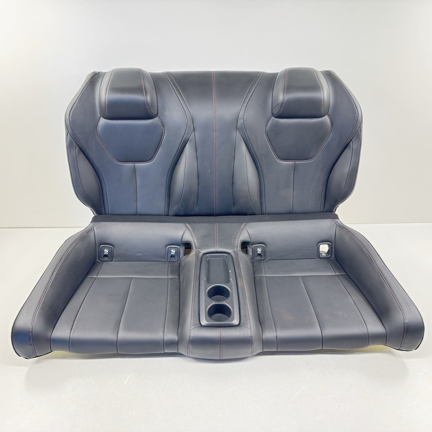 17-22 Infiniti Q60 Red Sport Rear Seat Set Upper And Lower Cushion OEM