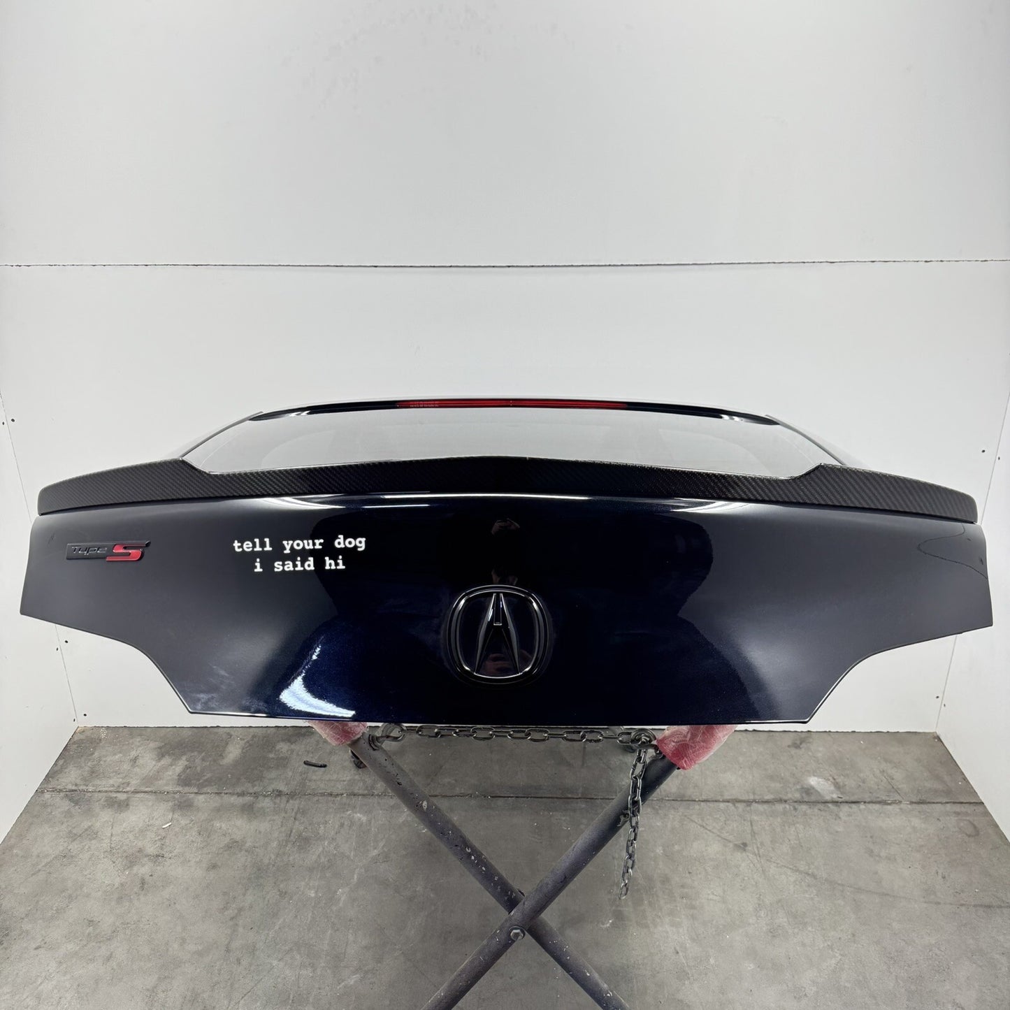 24-26 Acura Integra Type S Trunk Lid Tailgate Hatch W/ Carbon Fiber Spoiler OEM