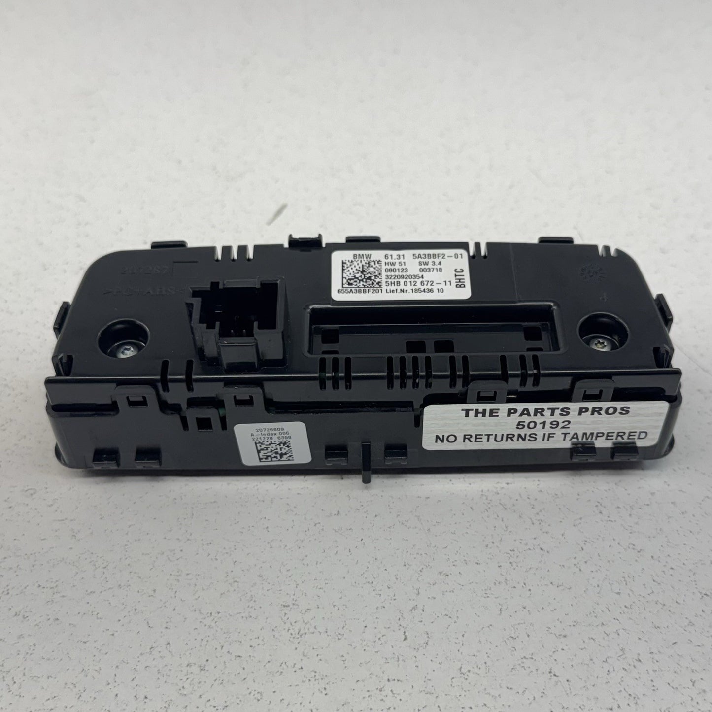 18-24 BMW G01 G02 X3 X4 Rear Console HVAC A/C Climate Control Switch 5A3BBF2 OEM