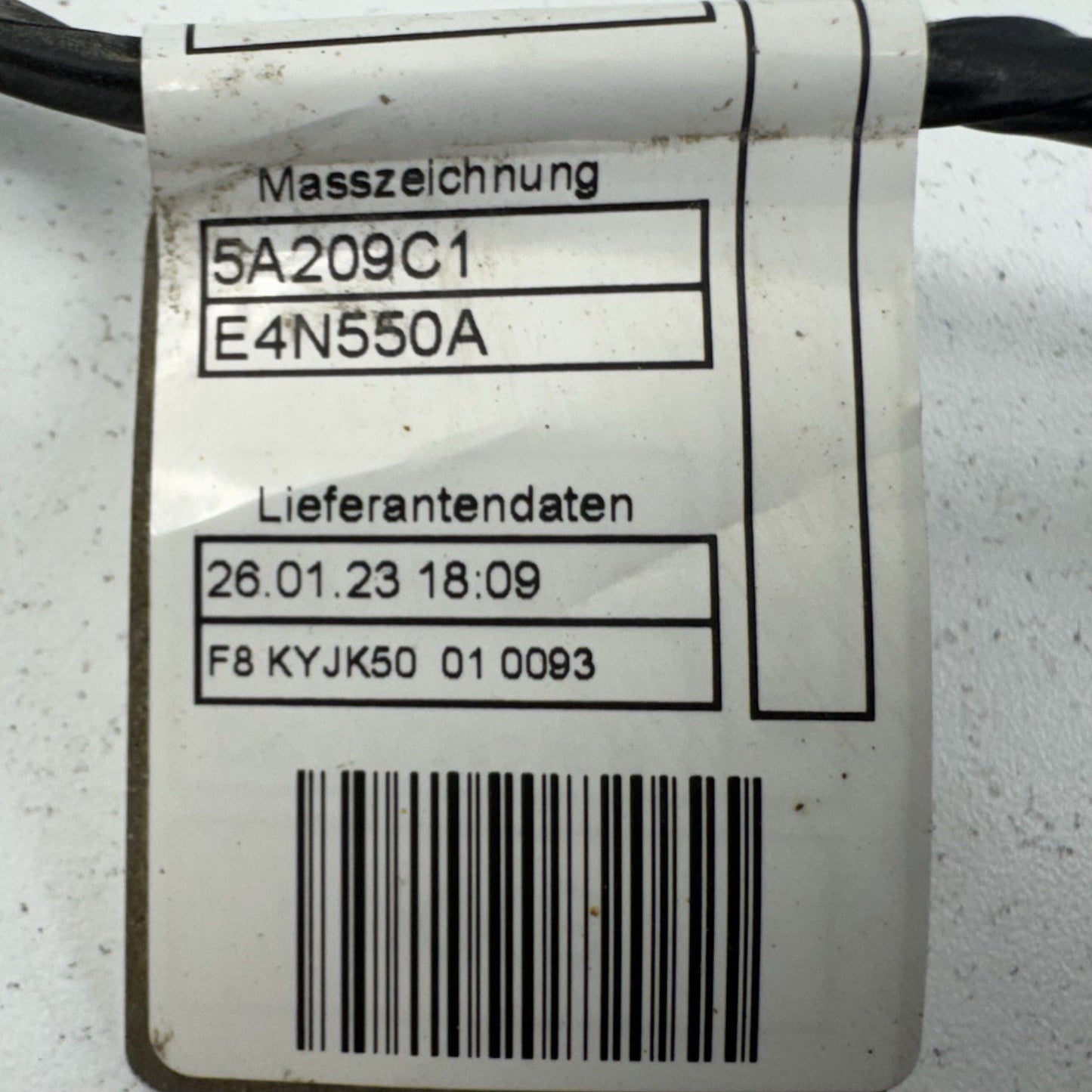 22-24 BMW G01 X3 Rear Bumper Wiring Wire Harness W/ Parking Sensors OEM