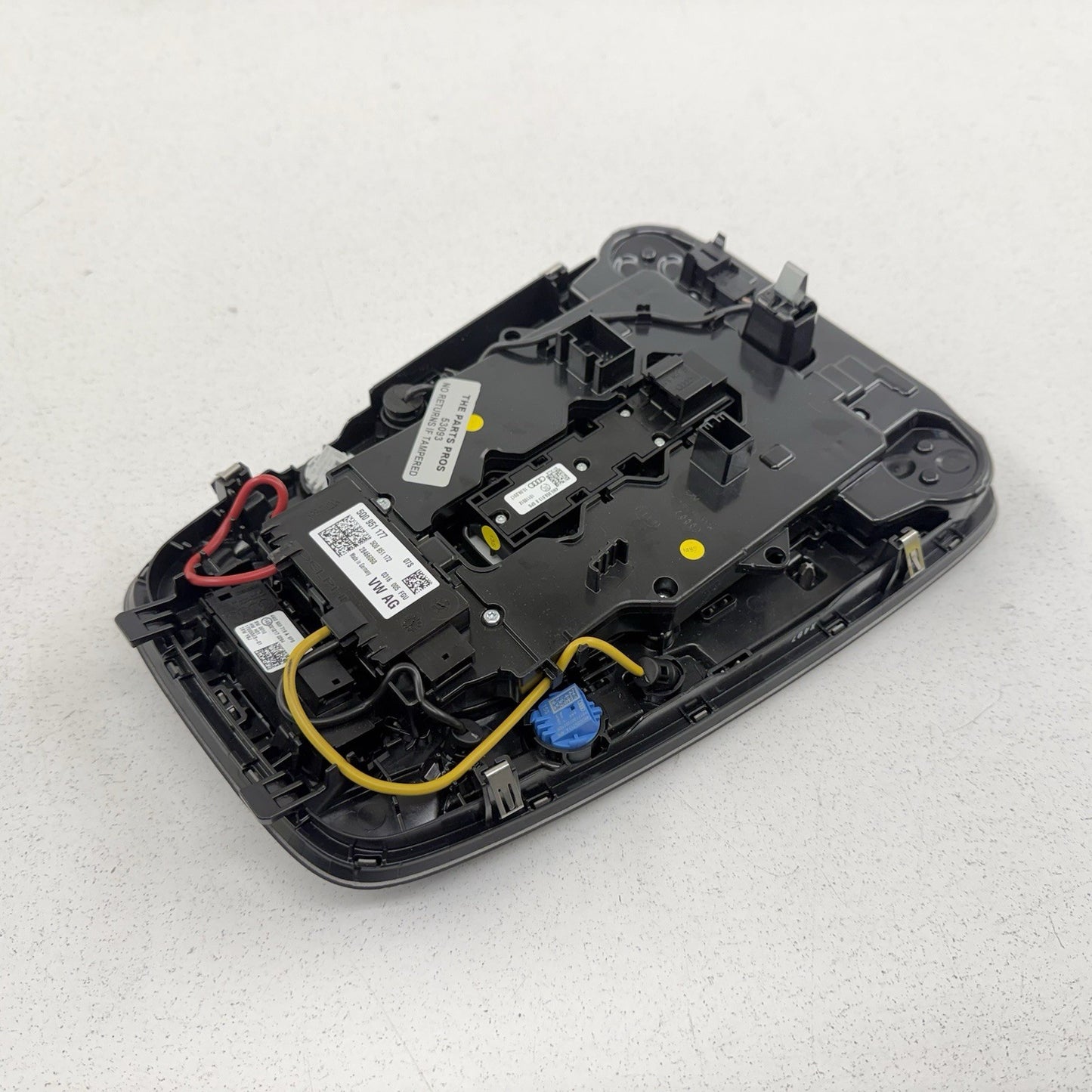18-19 Audi S5 Front Overhead Console Dome Light Lamp Control Panel Black OEM