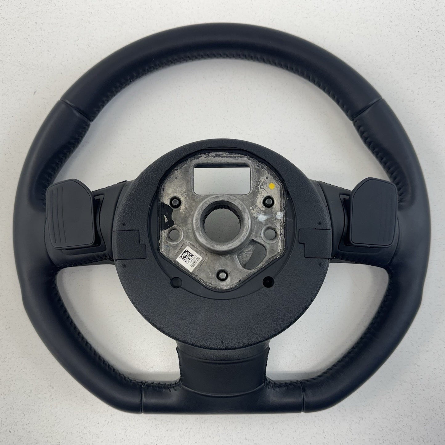 08-15 Audi TT Driver Steering Wheel Flat Bottom Leather Black 8J0419091C OEM