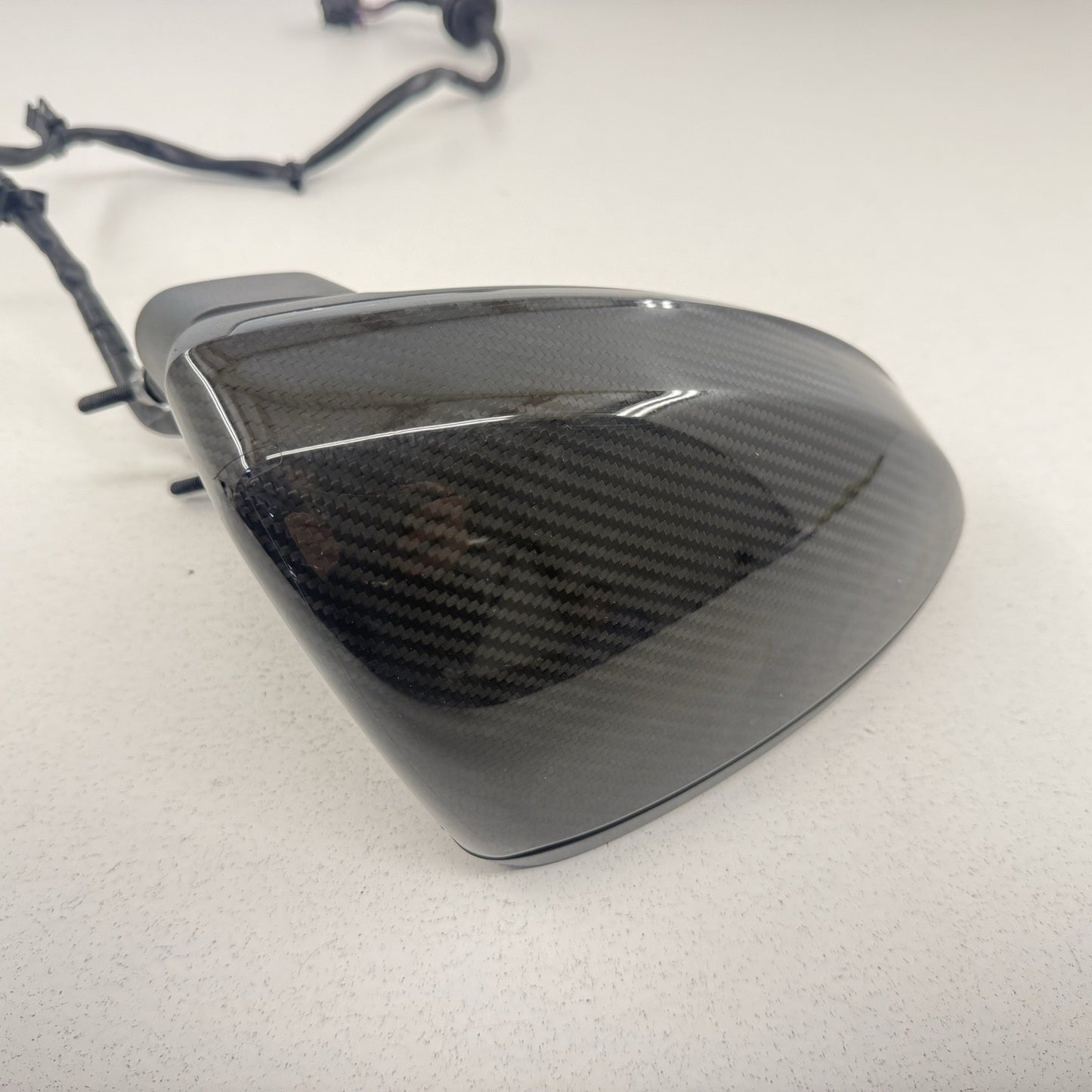 17-23 Audi R8 Carbon Fiber Door Mirror Pair Left & Right Genuine OEM