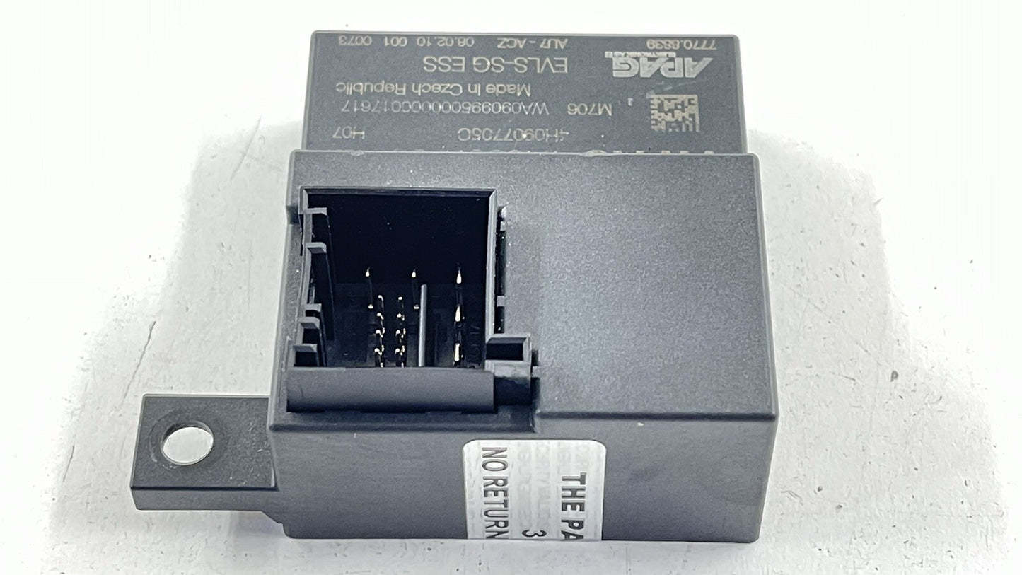 10-16 PORSCHE PANAMERA DRIVER STEERING COLUMN CONTROL MODULE 4H0907705G OEM