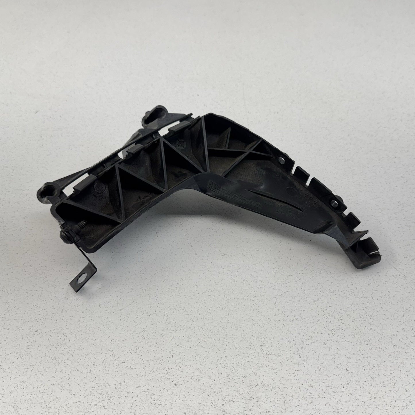08-15 Audi TT Passenger Right Rear Bumper Bracket Mount Pair OEM