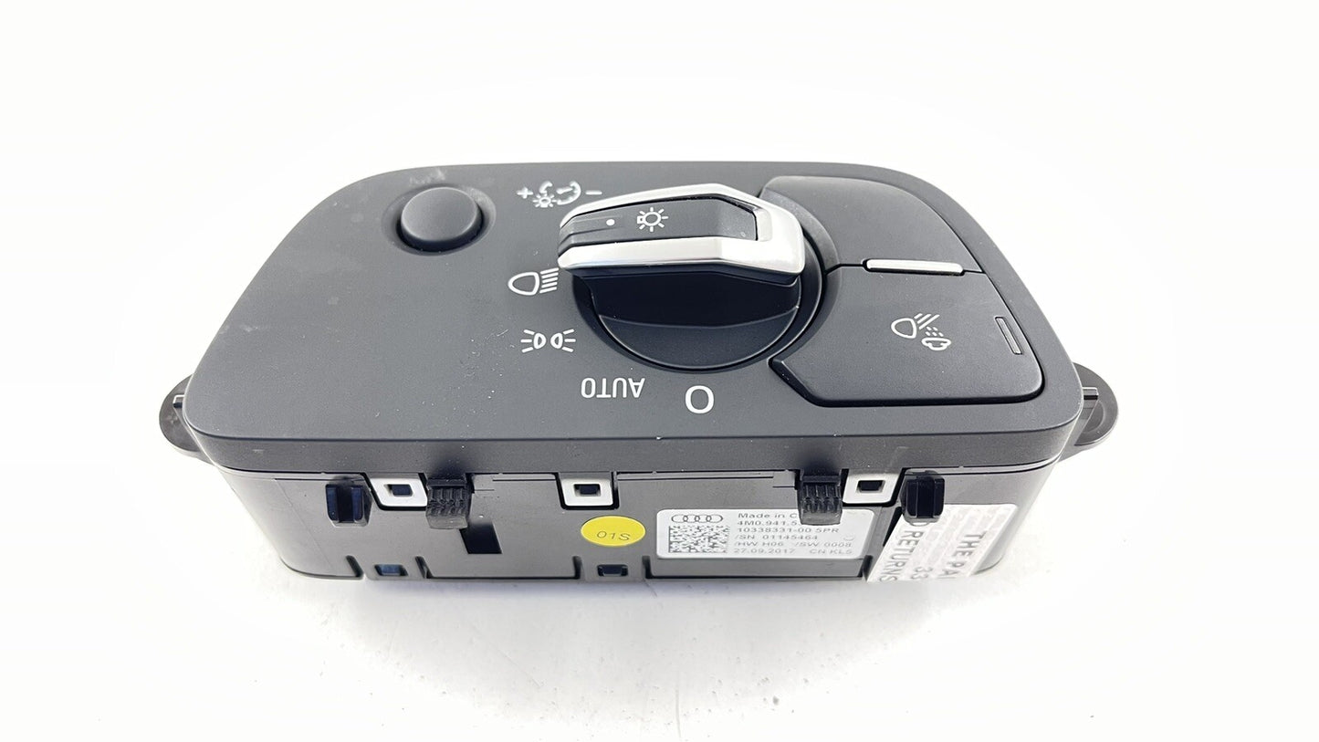 17-21 AUDI A4 S4 A5 S5 HEADLIGHT INTERIOR LIGHT CONTROL SWITCH 4M0941531AK OEM