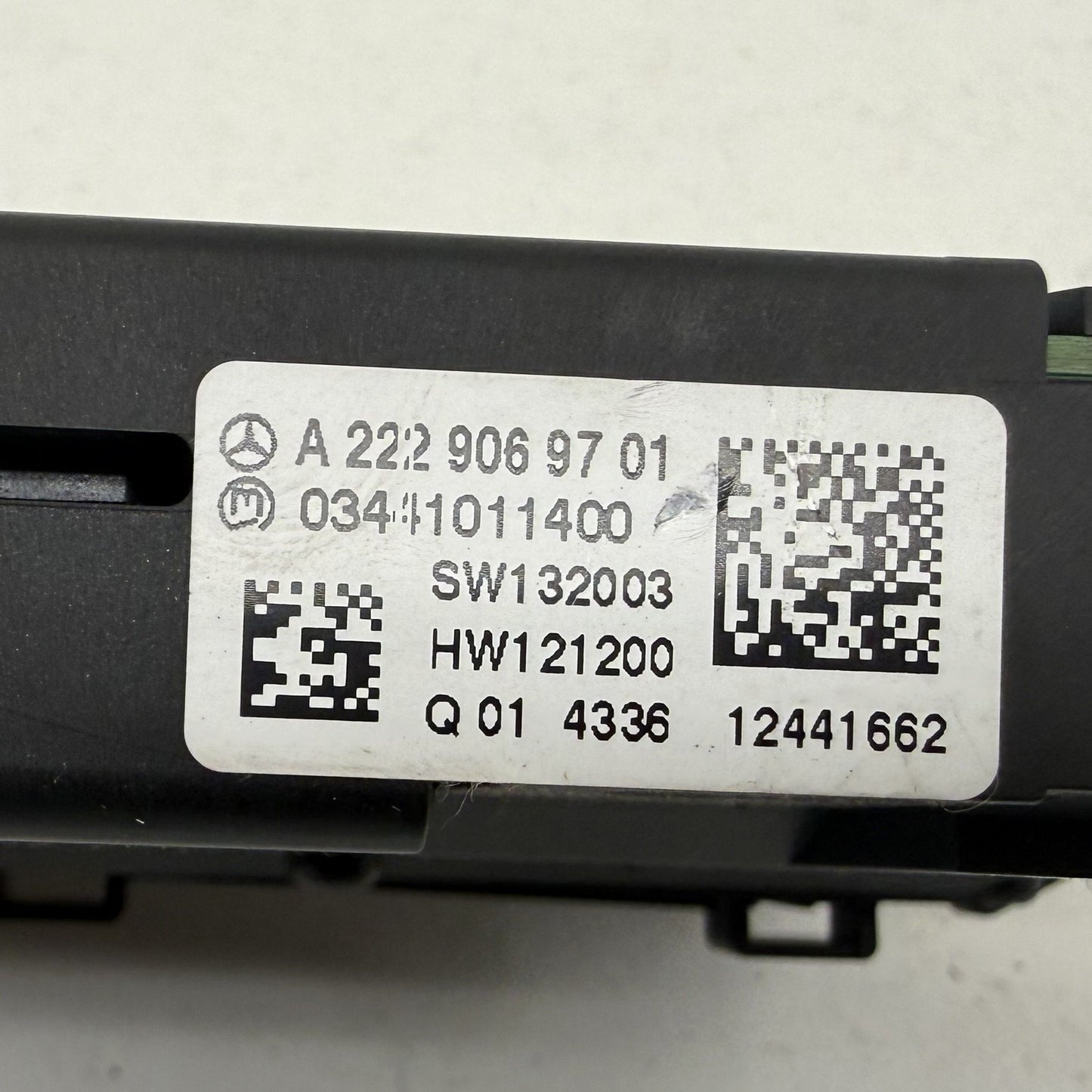2014-2017 Mercedes S550 W222 HVAC AC Climate Control Switch Panel 2229069701 OEM