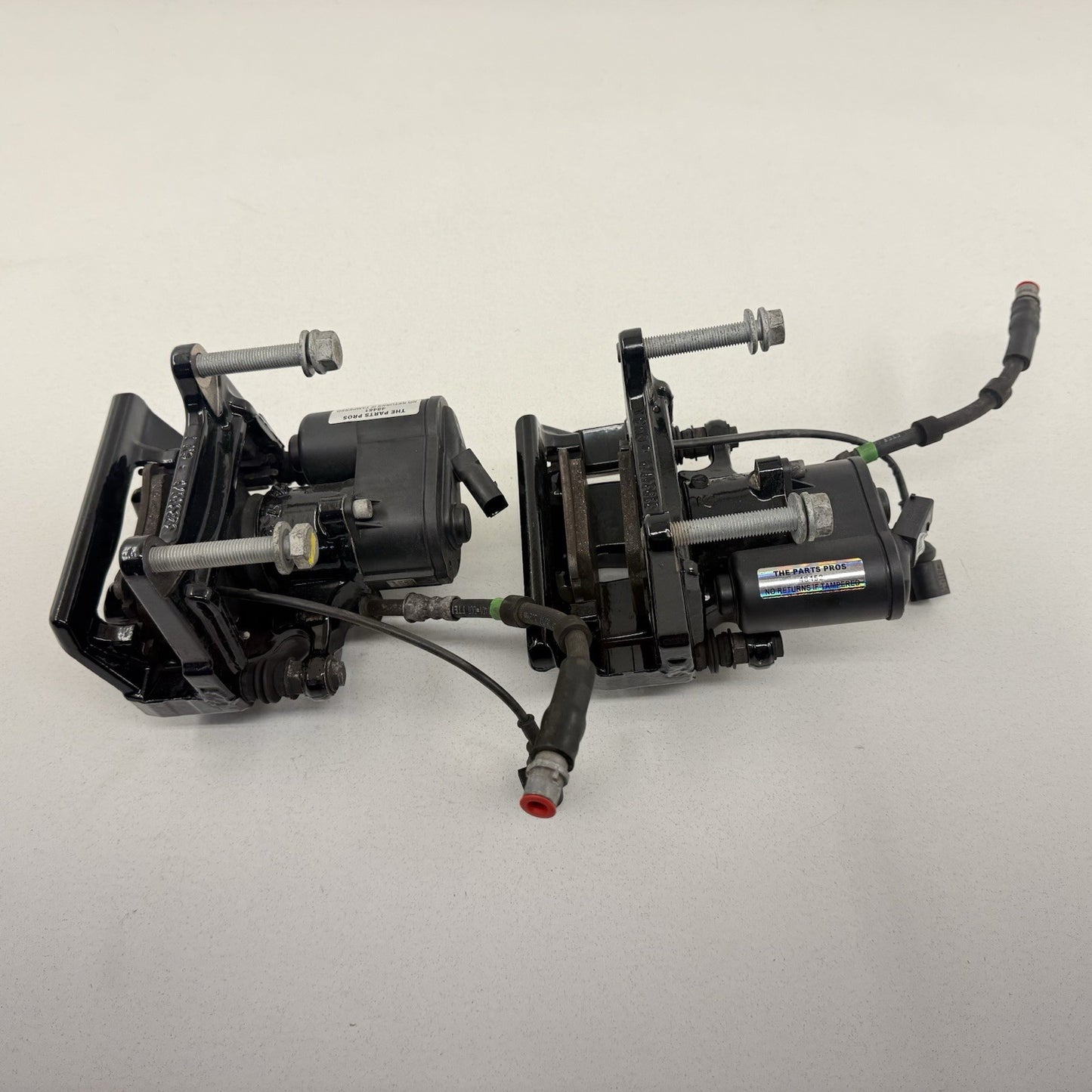 13-18 Bentley Flying Spur Rear Brake Caliper Parking Brake Actuator Pair OEM