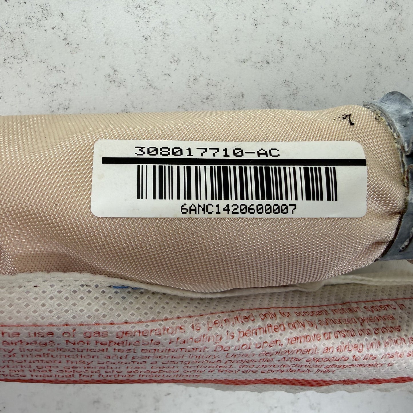 2014-2018 Bentley Flying Spur Passenger Right Curtain Roof Airbag Air Bag OEM