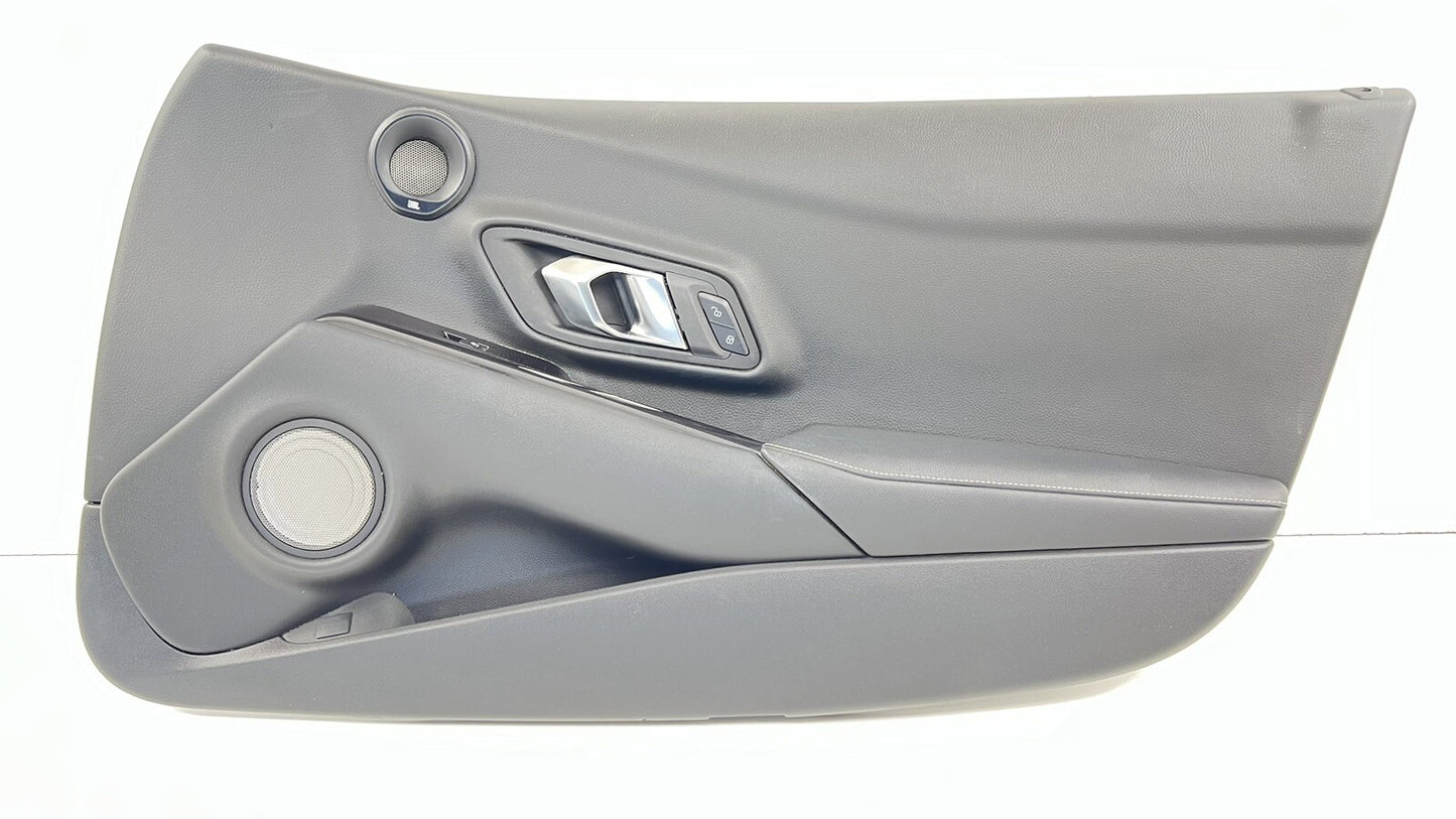 20-23 TOYOTA SUPRA RIGHT FRONT DOOR PANEL INTERIOR TRIM W/ WINDOW SWITCH OEM