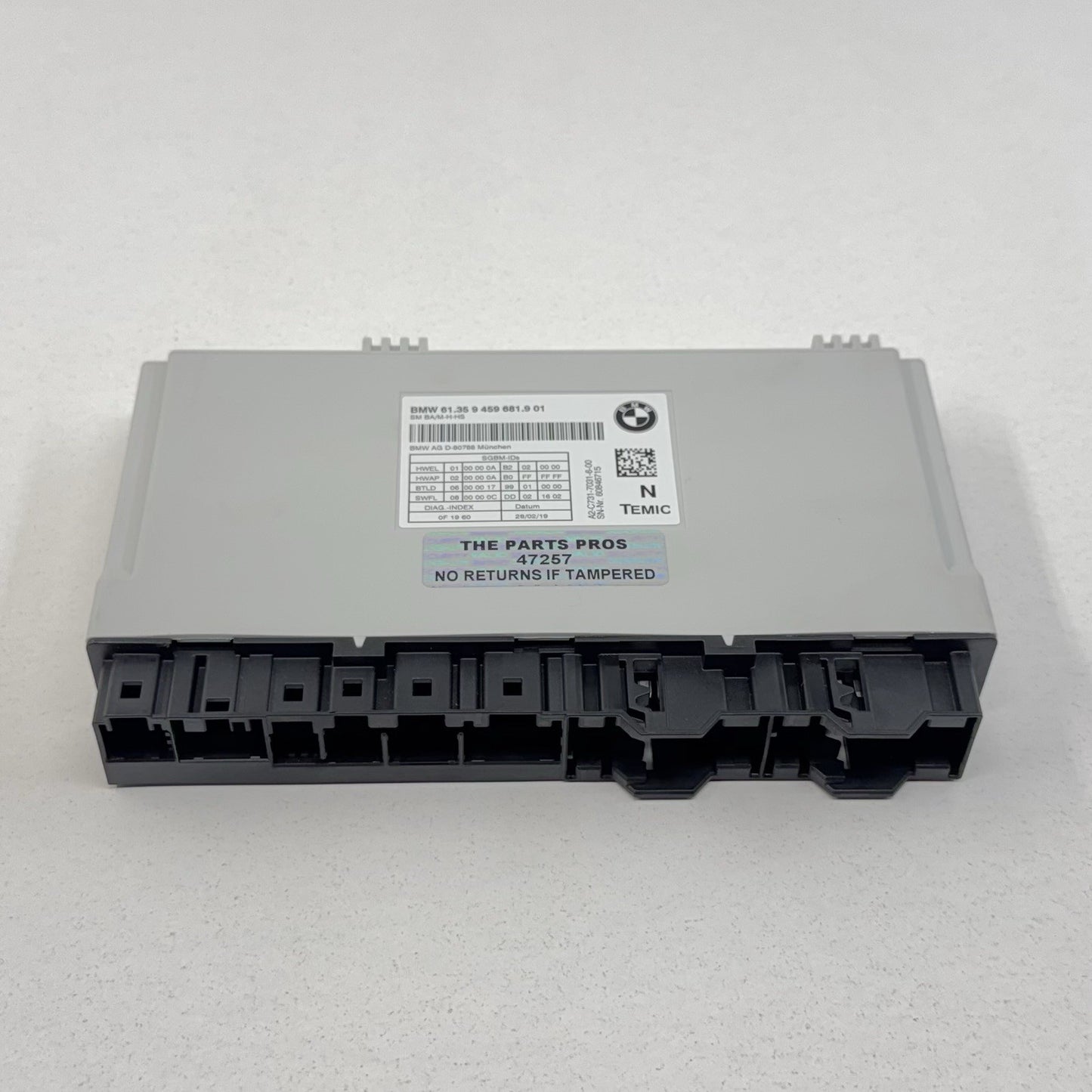 19-21 BMW M2 F87 Competition Right Front Seat Control Module 9459681 OEM