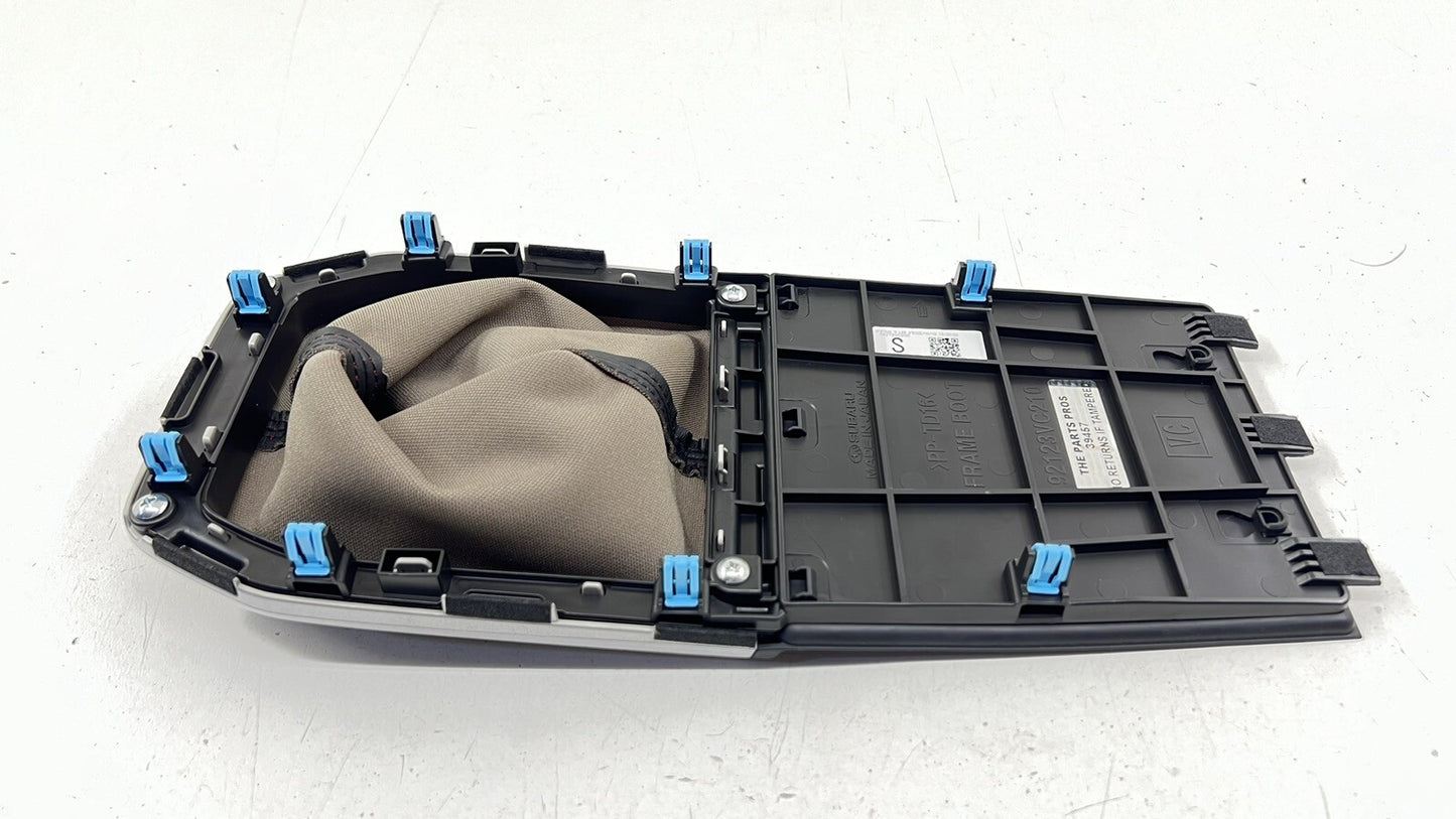 22-24 SUBARU WRX CENTER CONSOLE MANUAL GEAR SHIFT BOOT TRIM COVER 92123VC210 OEM