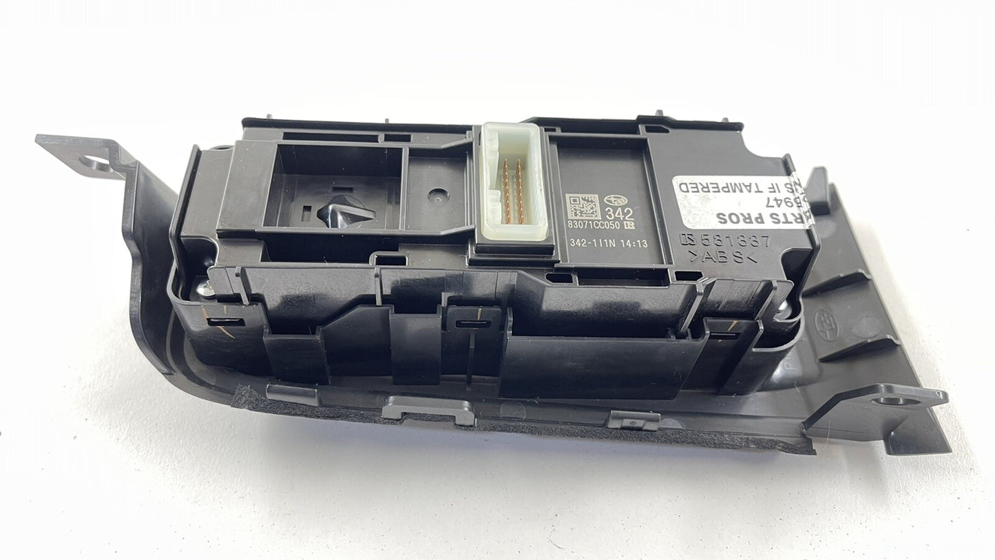 2022 TOYOTA GR86 DRIVER LEFT FRONT MASTER WINDOW CONTROL SWITCH 83071CC050 OEM