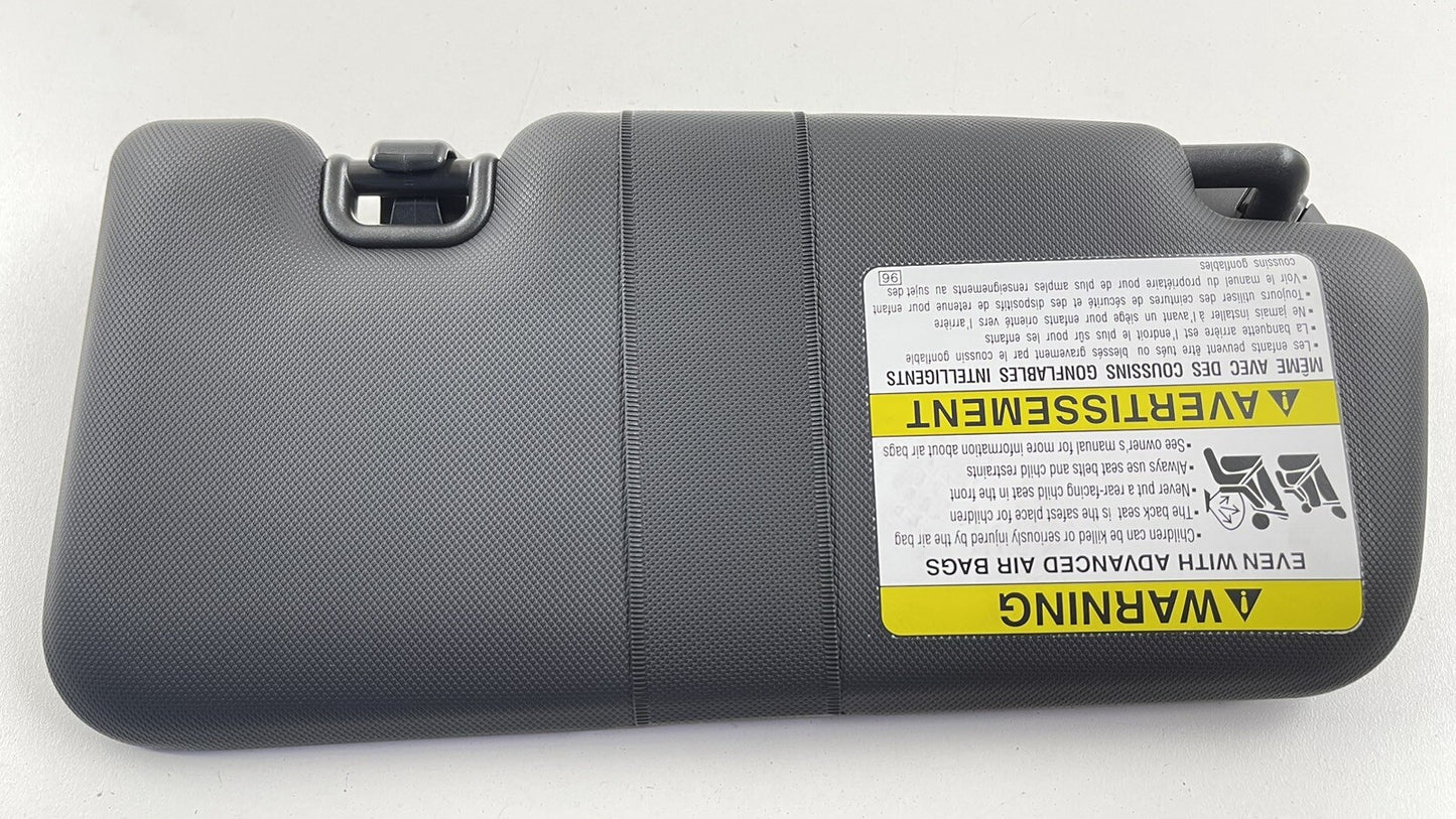 22-23 SUBARU WRX DRIVER LEFT FRONT SUNVISOR SUN VISOR SHADE BLACK OEM