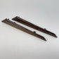 14-24 Maserati Ghibli Left Right Front Rear Door Panel Trim Set Wood Grain OEM