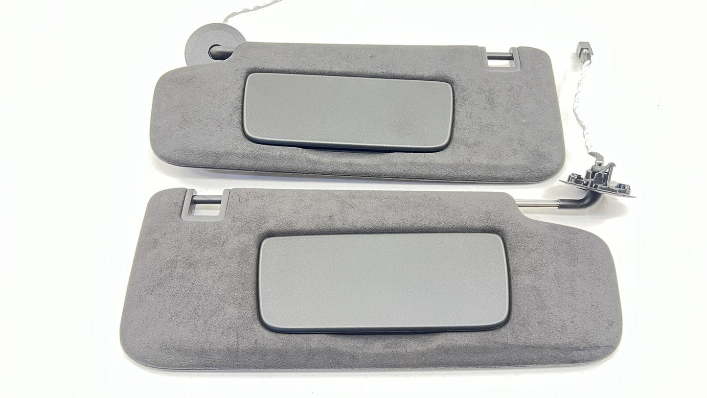 22-24 CADILLAC CT4 V BLACKWING LEFT & RIGHT SUNVISOR SUN VISOR PAIR SUEDE OEM