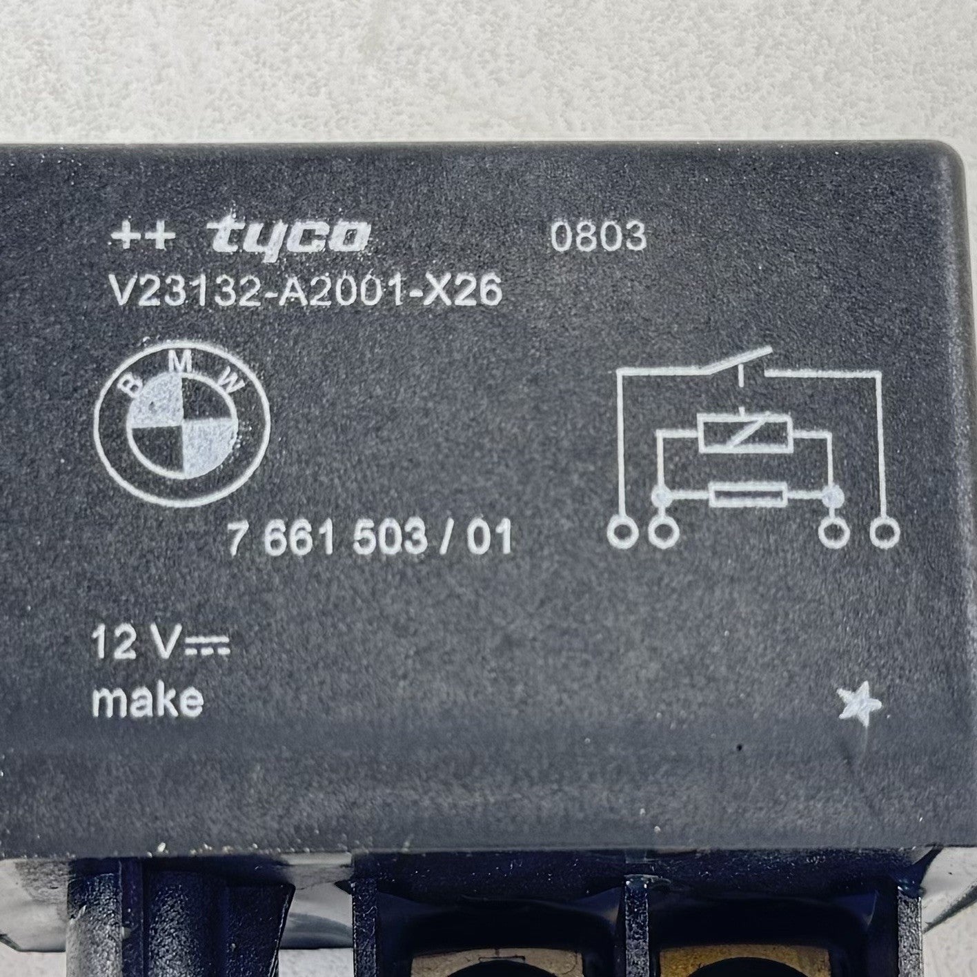 06-10 BMW M6 E63 E64 Cooling Fan Motor Relay Control Module 7661503 OEM