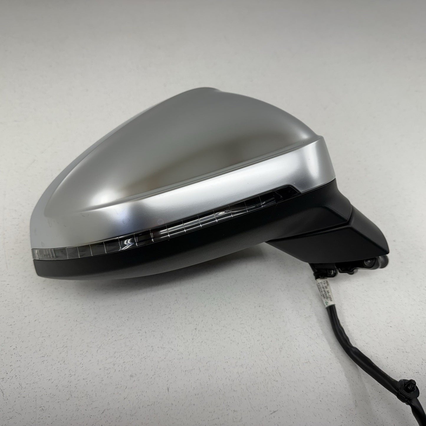 17-19 Audi S4 Passenger Right Door Mirror Side View Blind Spot Aluminum OEM