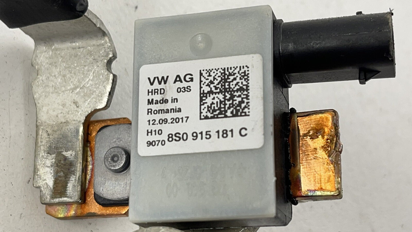 17-22 AUDI A4 S4 A5 S5 NEGATIVE BATTERY TERMINAL END LINK CABLE 8S0915181C OEM