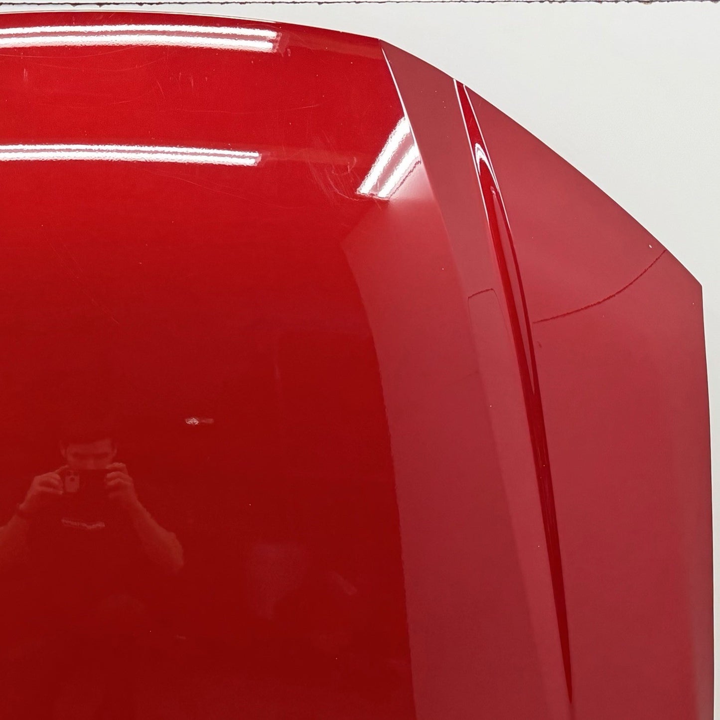 25-26 Toyota Camry Front Hood Panel Complete W/ Hinges Supersonic Red OEM