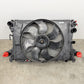 12-14 Mercedes W204 C250 Radiator Support W/ Rebar & Radiator Fan Assembly OEM