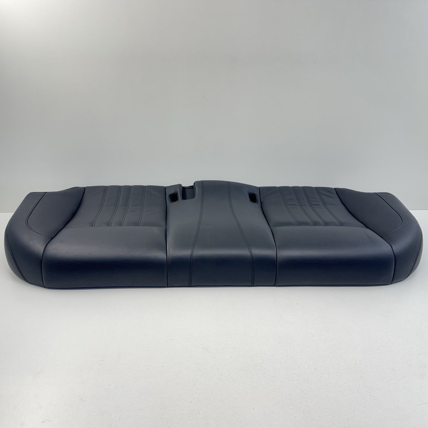 12-16 BMW M5 F10 Rear Lower Bottom Seat Cushion Cover Leather Black OEM