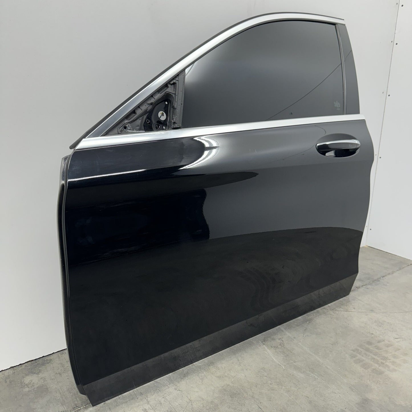 15-20 Mercedes W205 C63 Driver Left Front Door Shell Complete Black OEM