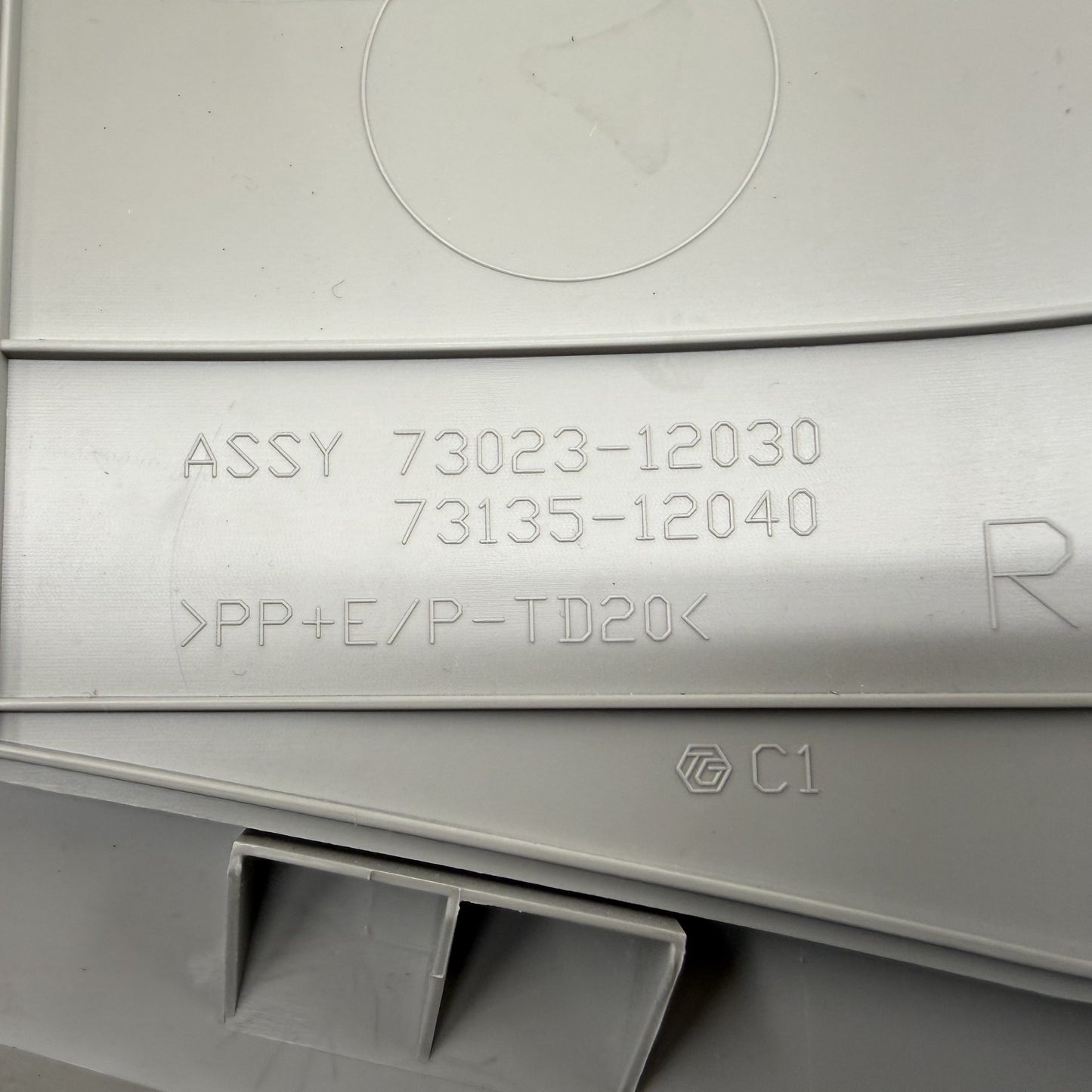 2019-2025 Toyota RAV4 Passenger Right Upper B Pillar Interior Trim Cover OEM