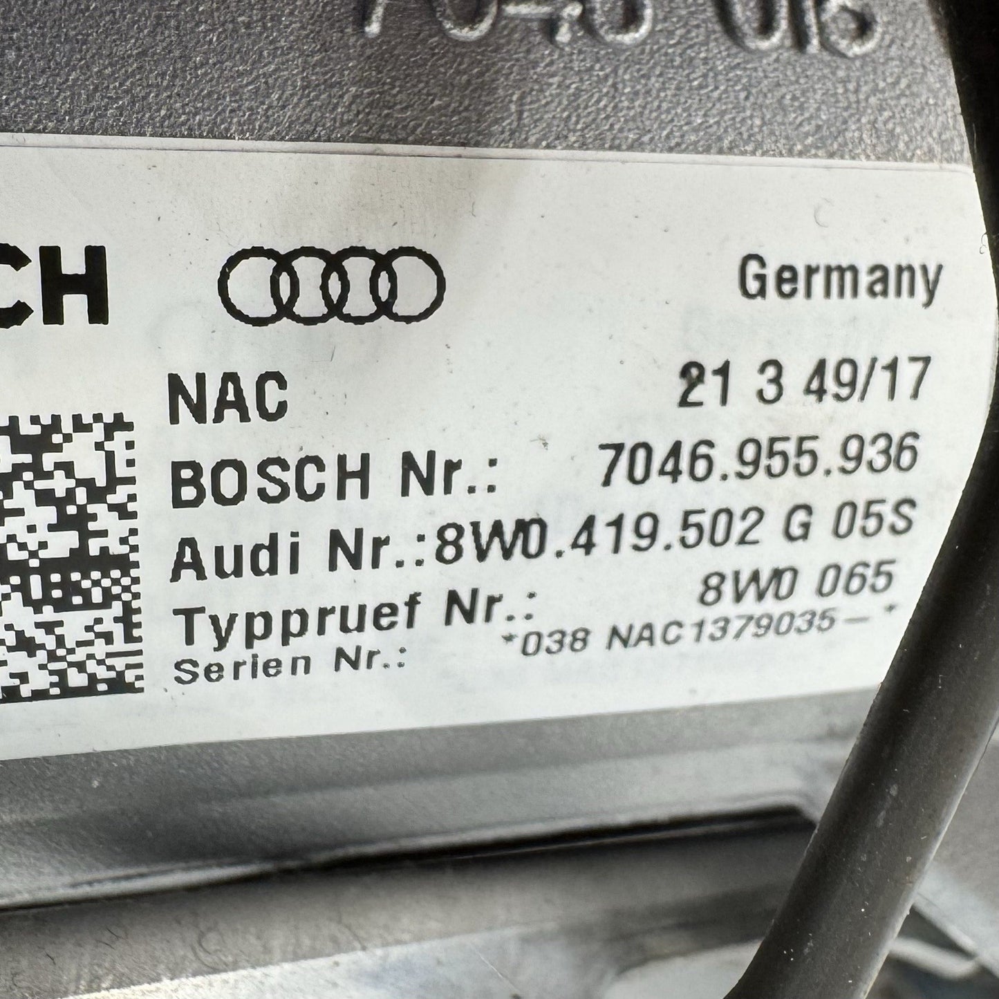 18-25 Audi A4 A5 S4 S5 RS5 Dynamic Steering Column Assembly Manual Adjust OEM