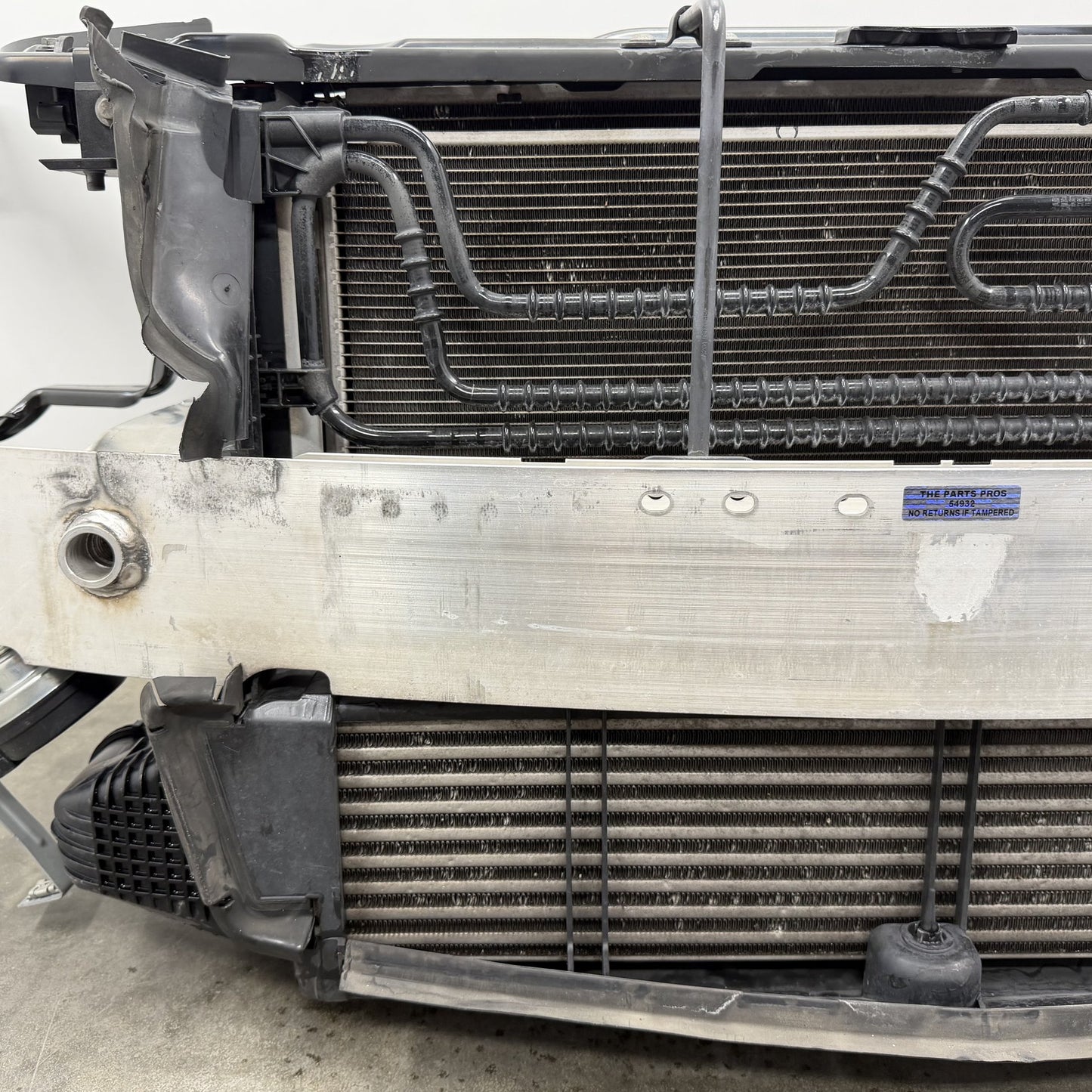 2012-2014 Mercedes C250 W204 Radiator Support Cooling Pack Rebar Assembly OEM