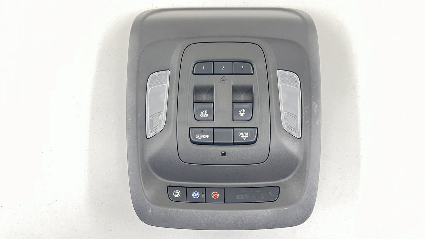 20-24 CADILLAC CT4 FRONT OVERHEAD CONSOLE LIGHT LAMP CONTROL PANEL DOME OEM