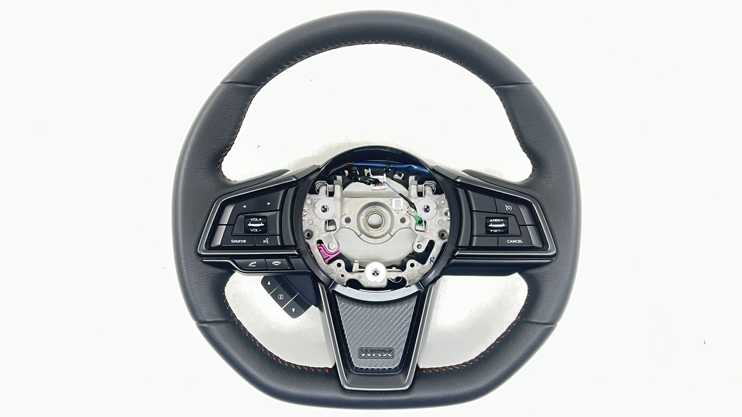22-26 Subaru WRX Driver Steering Wheel Leather Black OEM