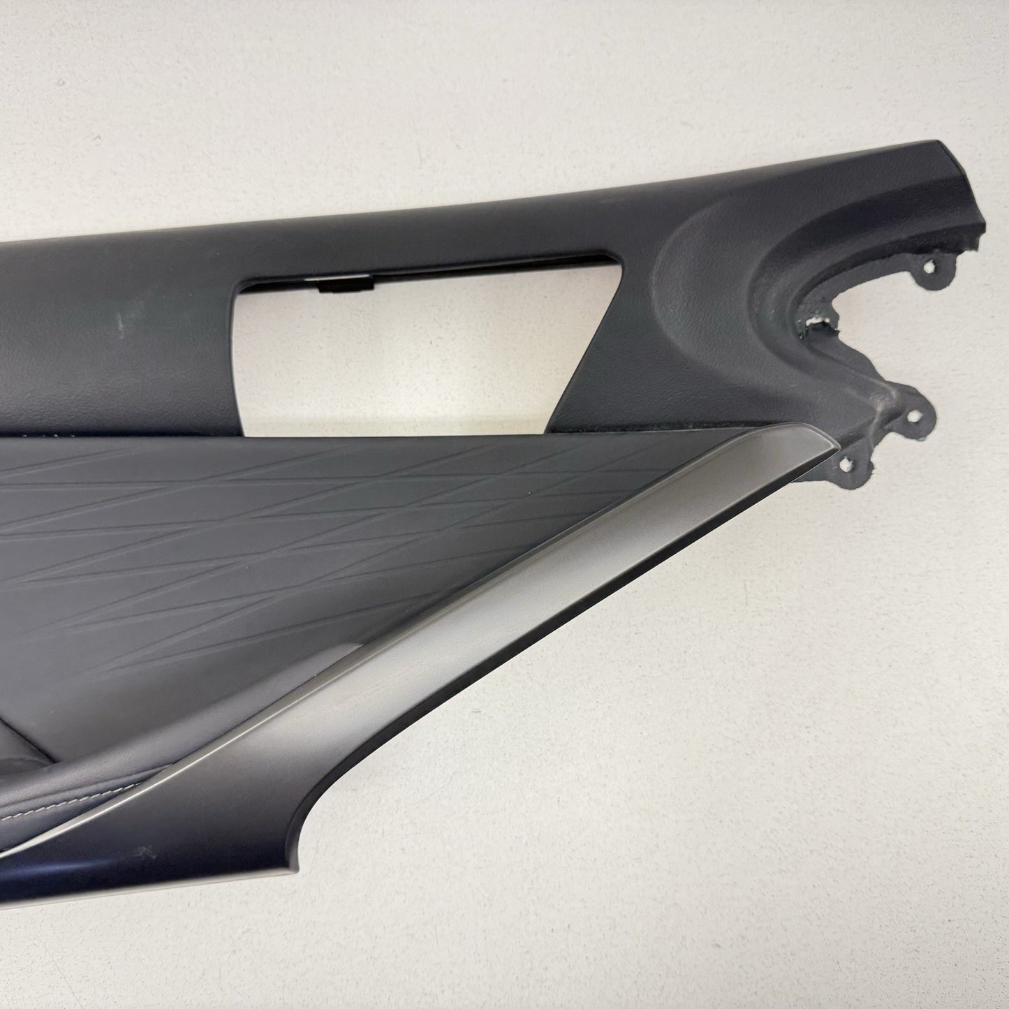 21-26 Lexus IS350 Driver Left Front Upper Door Panel Interior Trim Leather OEM