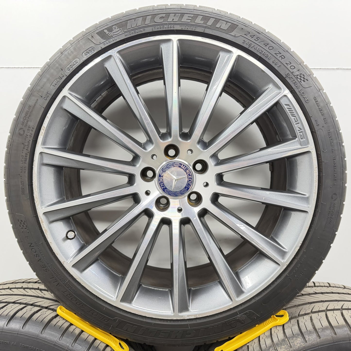 2014-2020 Mercedes S550 W222 AMG 20" Wheels Set Rims &amp; Tires OEM