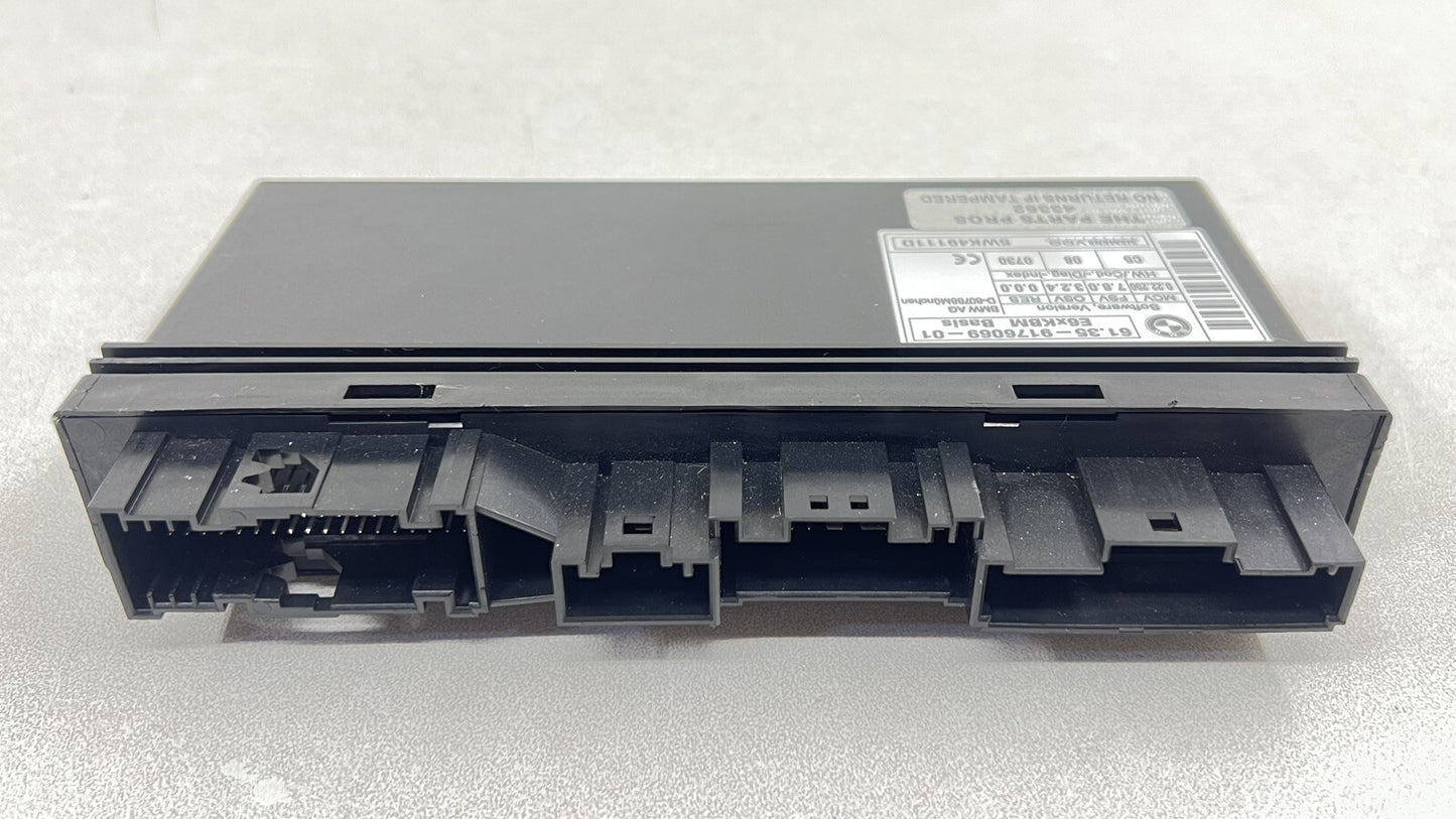 06-10 BMW M6 E63 E64 BODY CONTROL MODULE BCM 9176069 OEM