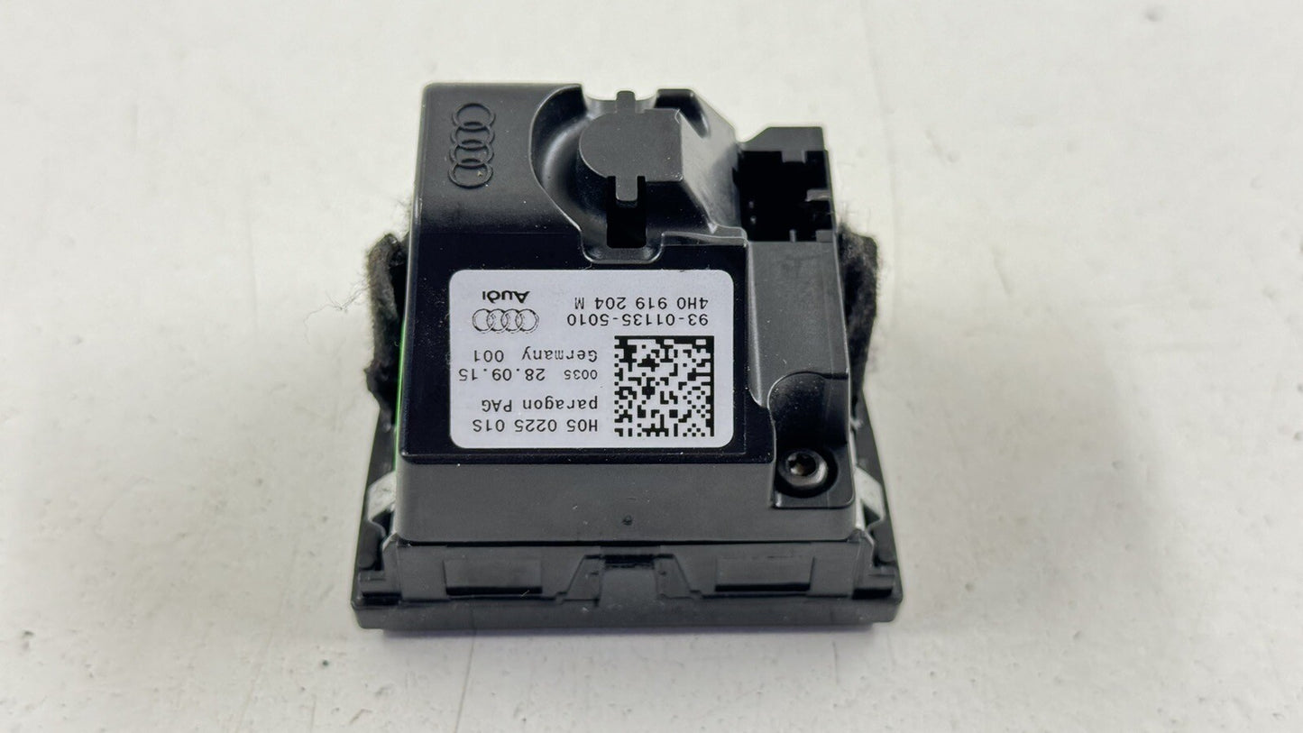 11-18 AUDI A8 CENTER DASH CLOCK ANALOG TIME 4H0919204M OEM