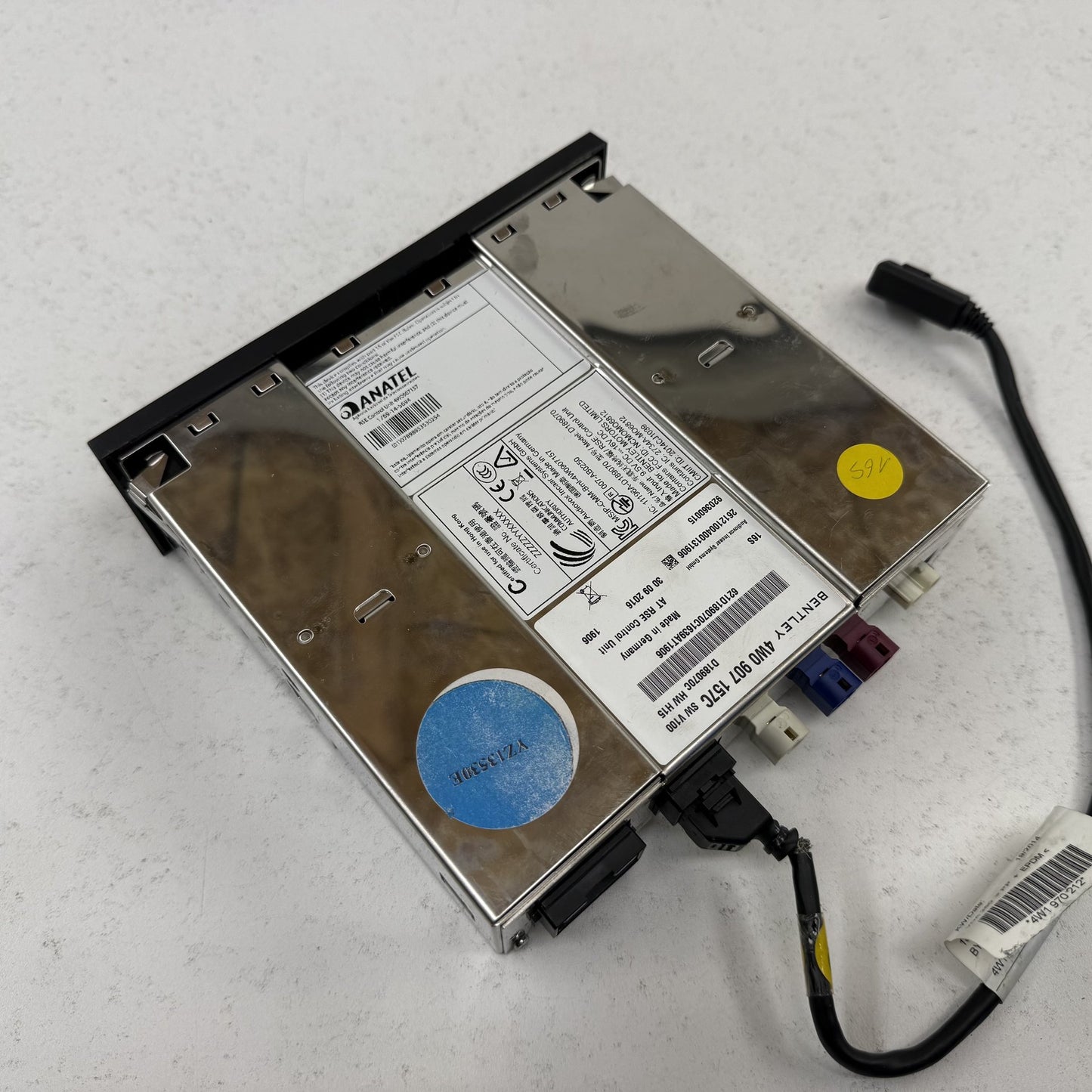 14-18 Bentley Flying Spur Rear Seat Entertainment Multimedia Control Module OEM