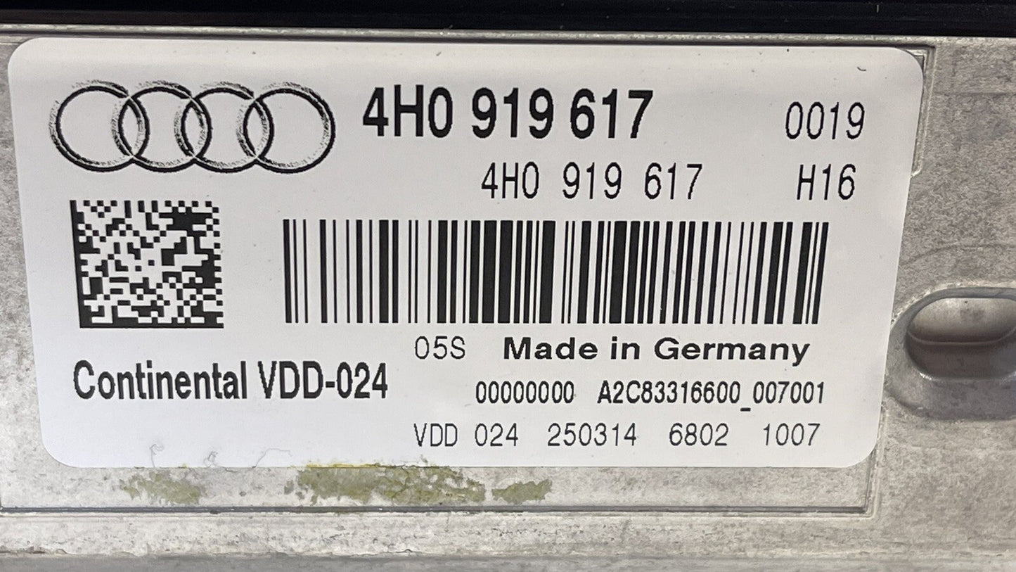 15-18 AUDI A8 S8 FRONT WINDSHIELD HEADS UP DISPLAY PROJECTOR 4H0 919 617 OEM