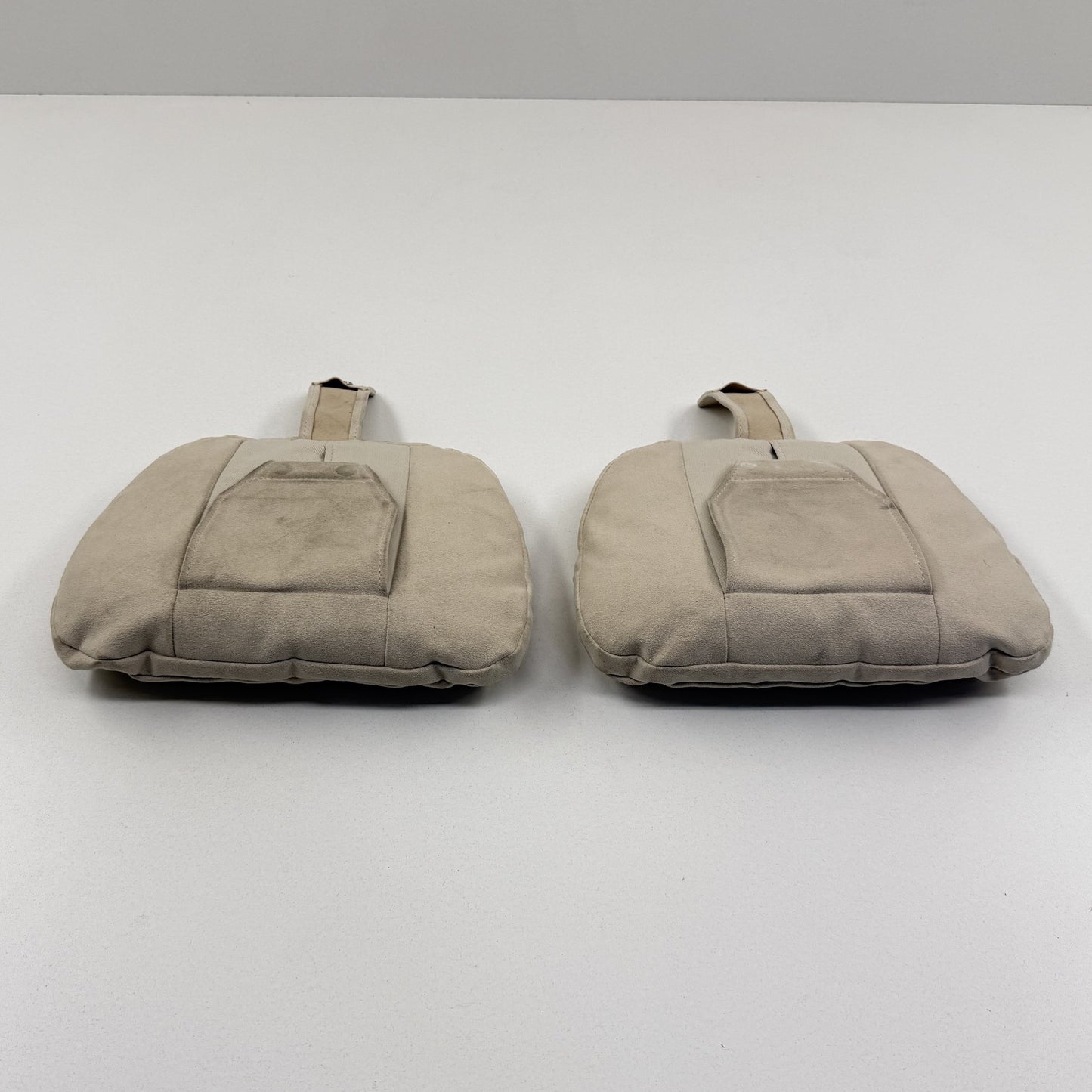 2014-2020 Mercedes-Benz S550 W222 Rear Seat Headrest Pillow Pair Beige OEM