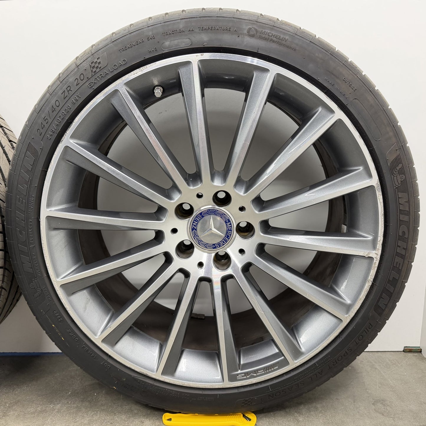 2014-2020 Mercedes S550 W222 AMG 20" Wheels Set Rims &amp; Tires OEM