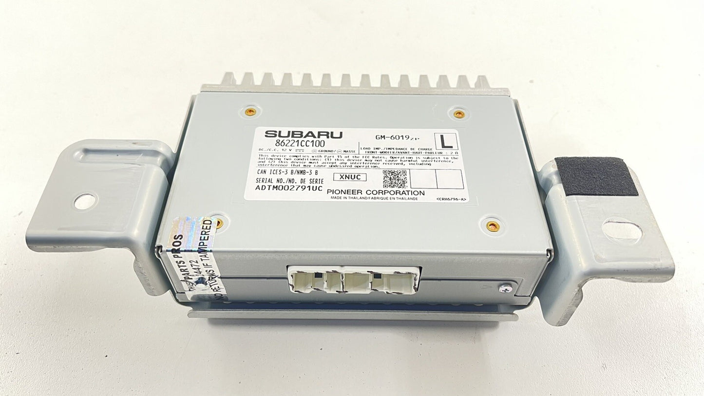 22-23 SUBARU BRZ AMPLIFIER AMP RADIO AUDIO SOUND SYSTEM PIONEER 86221CC100 OEM